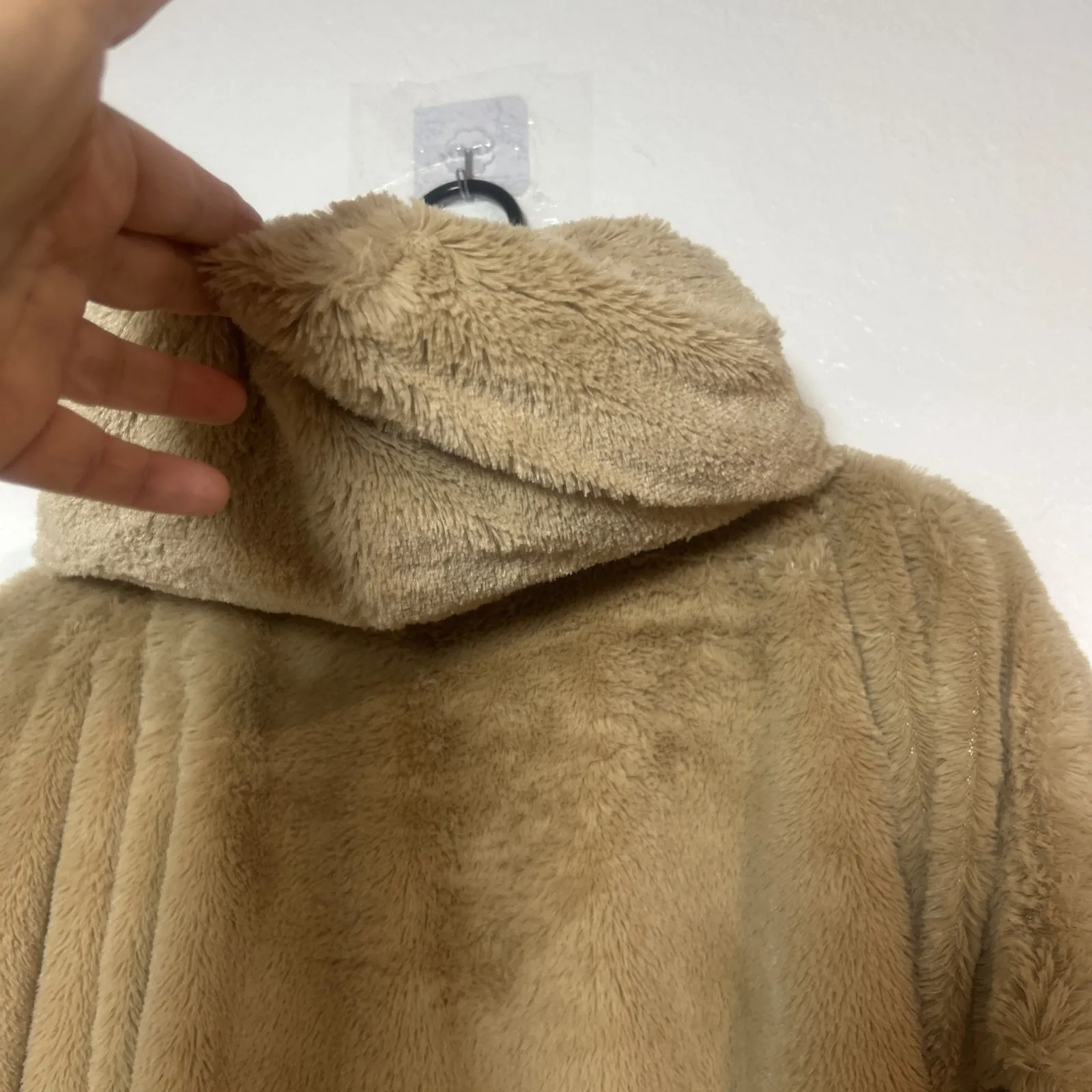 Women Fleece Outwear Thick Hoodies Sweatshirt LongSleeve Pullovers Women 37'x40' Brown Size undefined - Image 8