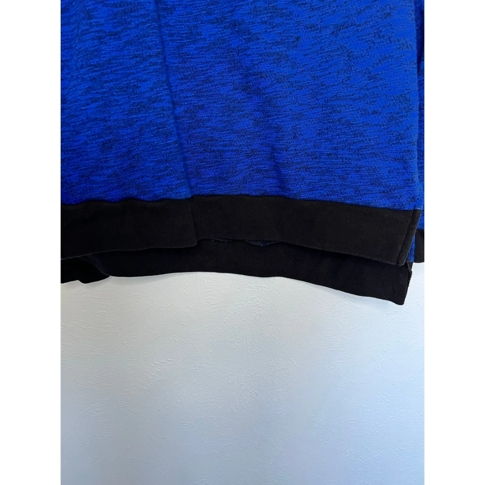 Express Blue Faux Leather Zip Hi-Lo Hem Alt Femme Top Sz Small - Image 8