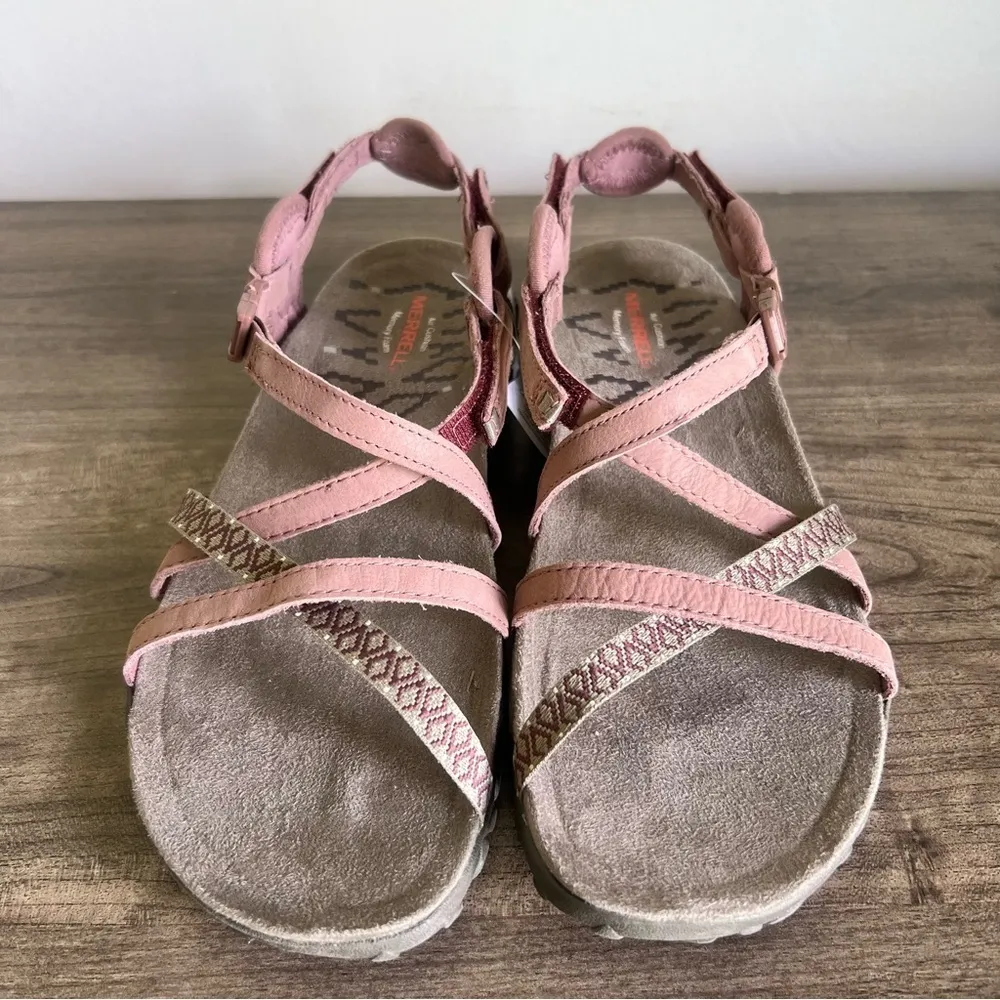 Merrell Terran Lattice II Burlwood Women's Sandal Size 10 #B1302 - Image 3