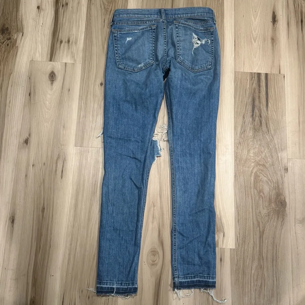 Rag & Bone Dre Kennedy Distressed Jeans Women’s 24 - Image 2
