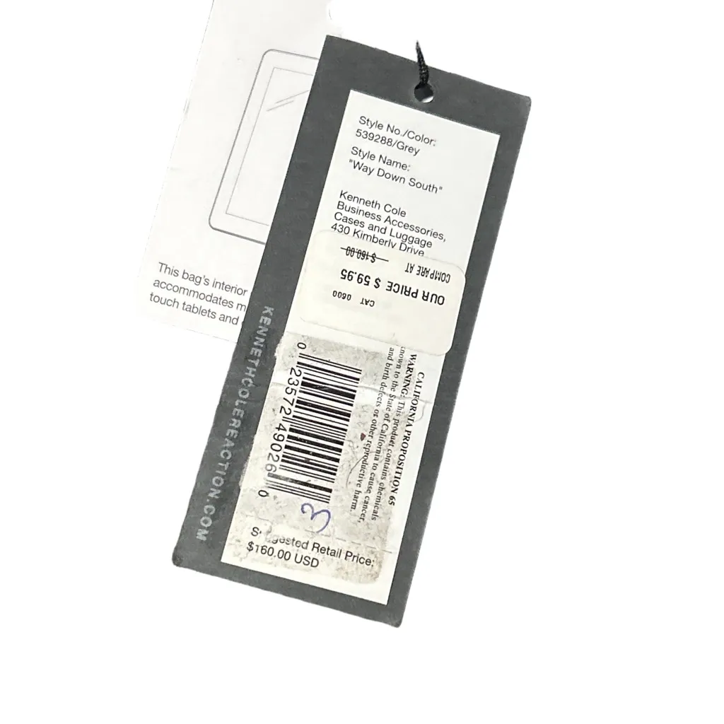 Women's Kenneth Cole Gray Crossbody Bag One Size - Image 11