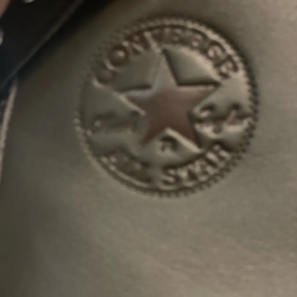 Converse Dark Combat Boots with Silver Buckles - Image 8