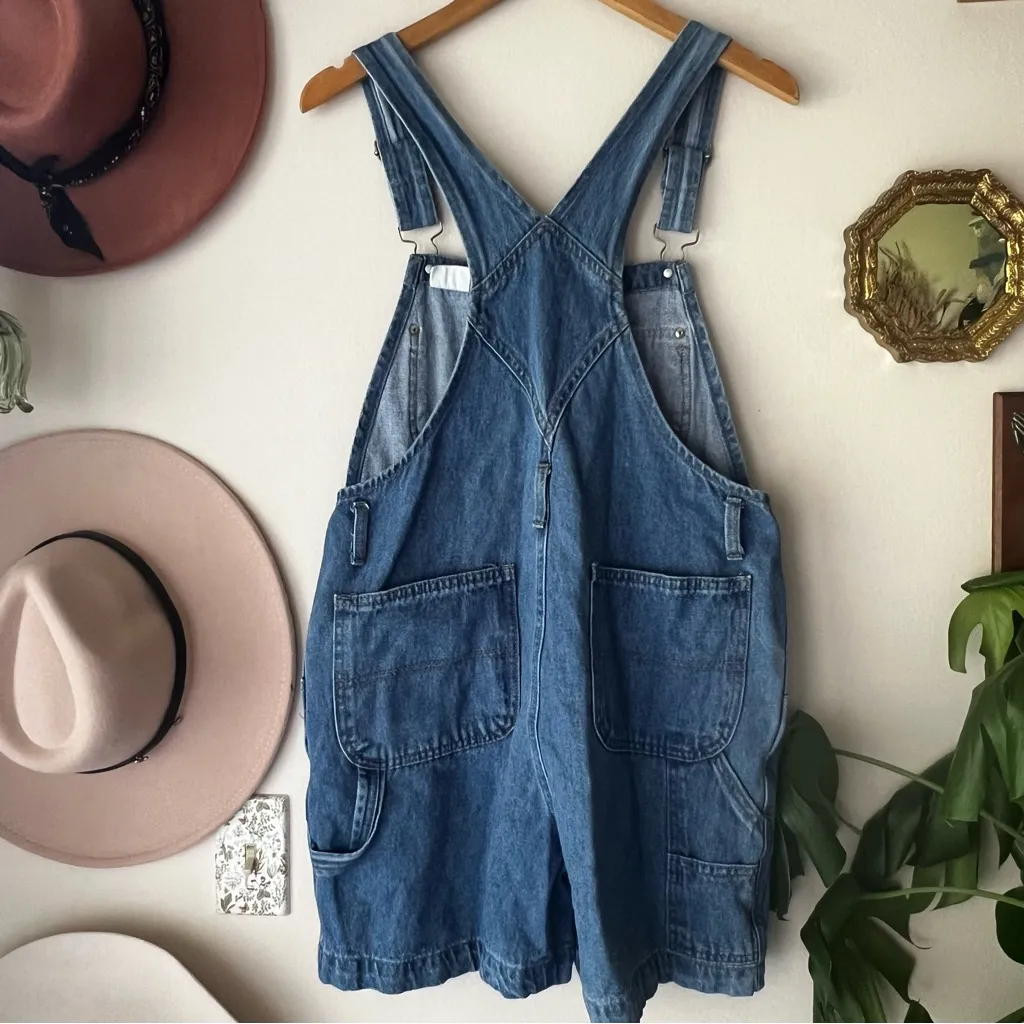 Vintage CANYON RIVER BLUES short overalls Denim‎ 100% cotton Womens SIZE SMALL - Image 2