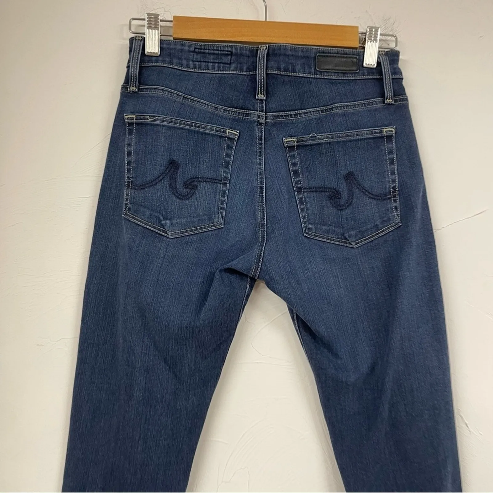 AG Adriano Goldschmeid Farrah High Rise Skinny Jeans Womens 26 Medium Wash Blue - Image 7