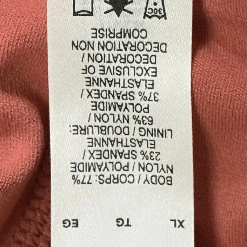 Nike Coral‎ Ribbed Sports Bra Size XL NWOT - Image 4