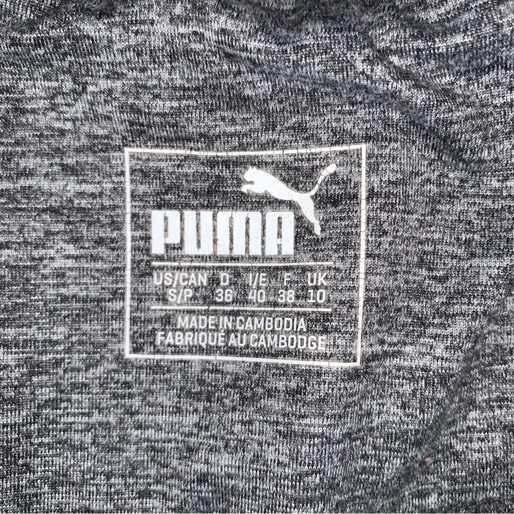 Puma Gray/Black Leggings Exercise Workout Women’s Size Small - Image 9