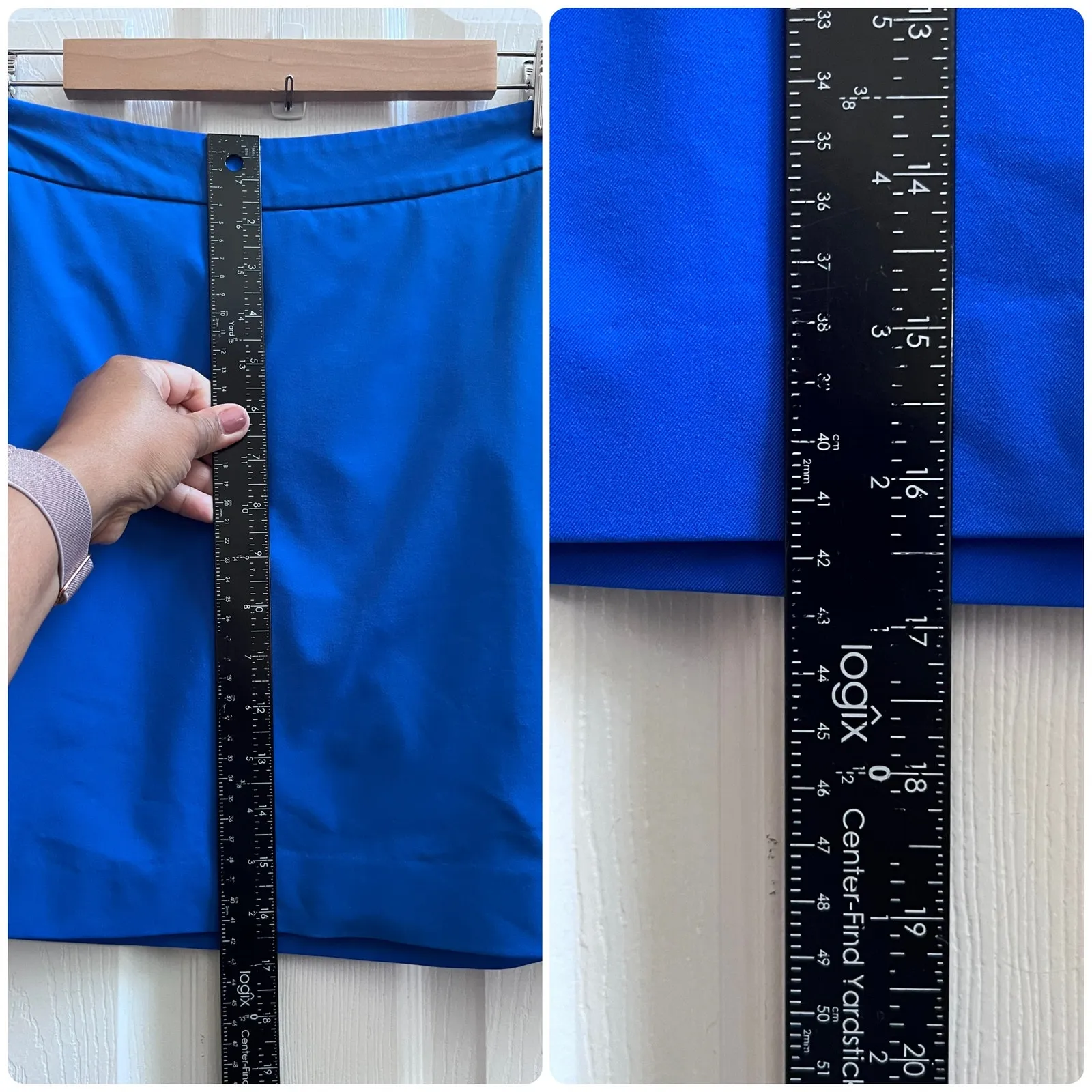 Nina McLemore Golf 3X Dry Royal Blue Zipper Pocket Skort Size 8 USA - Image 9