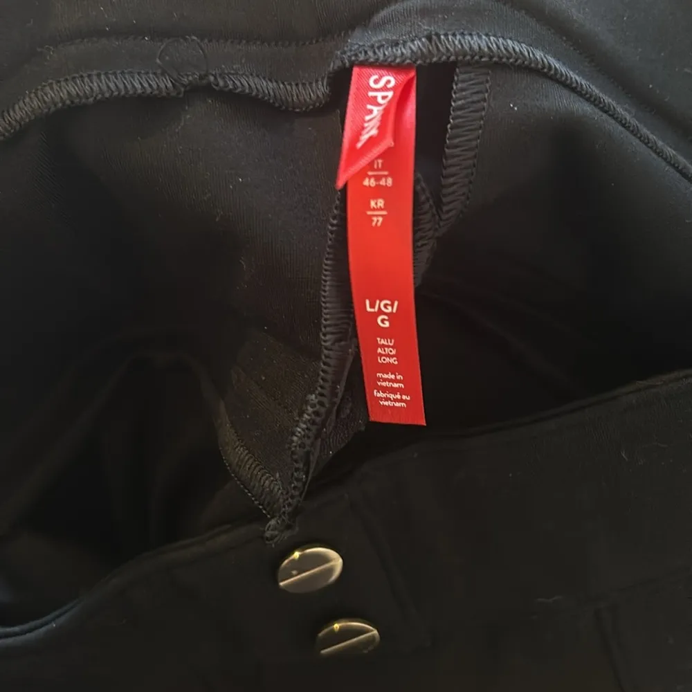 Spanx Women's Black Perfect Ankle Pants Size Large - Image 5