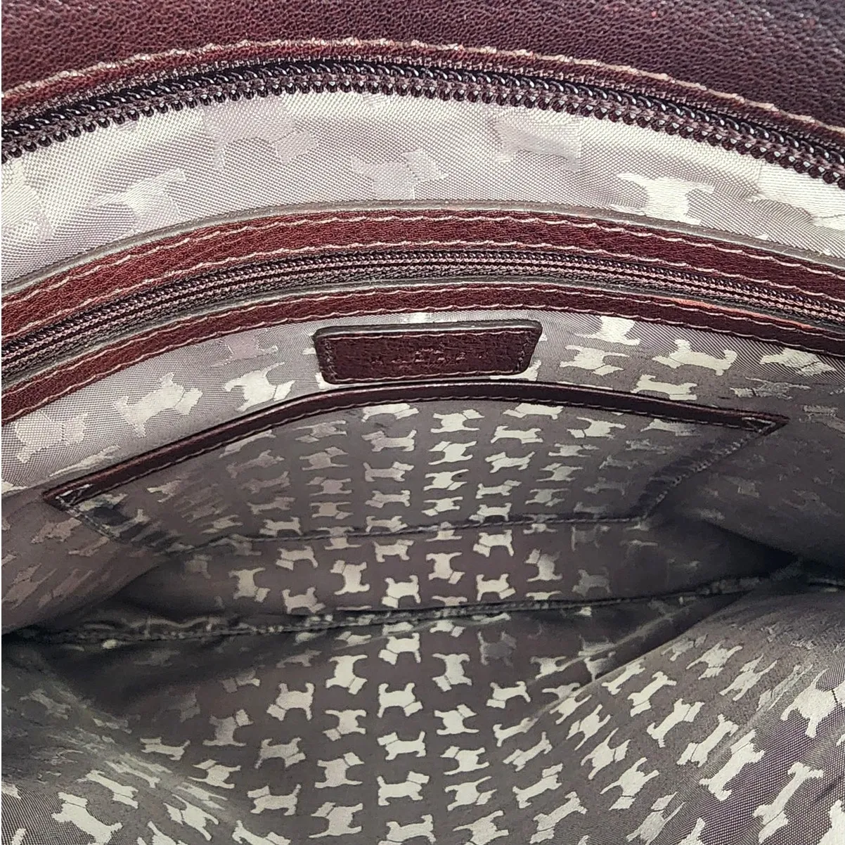 Radley London Dark Brown Pebbled Leather Crossbody Bag - Image 7