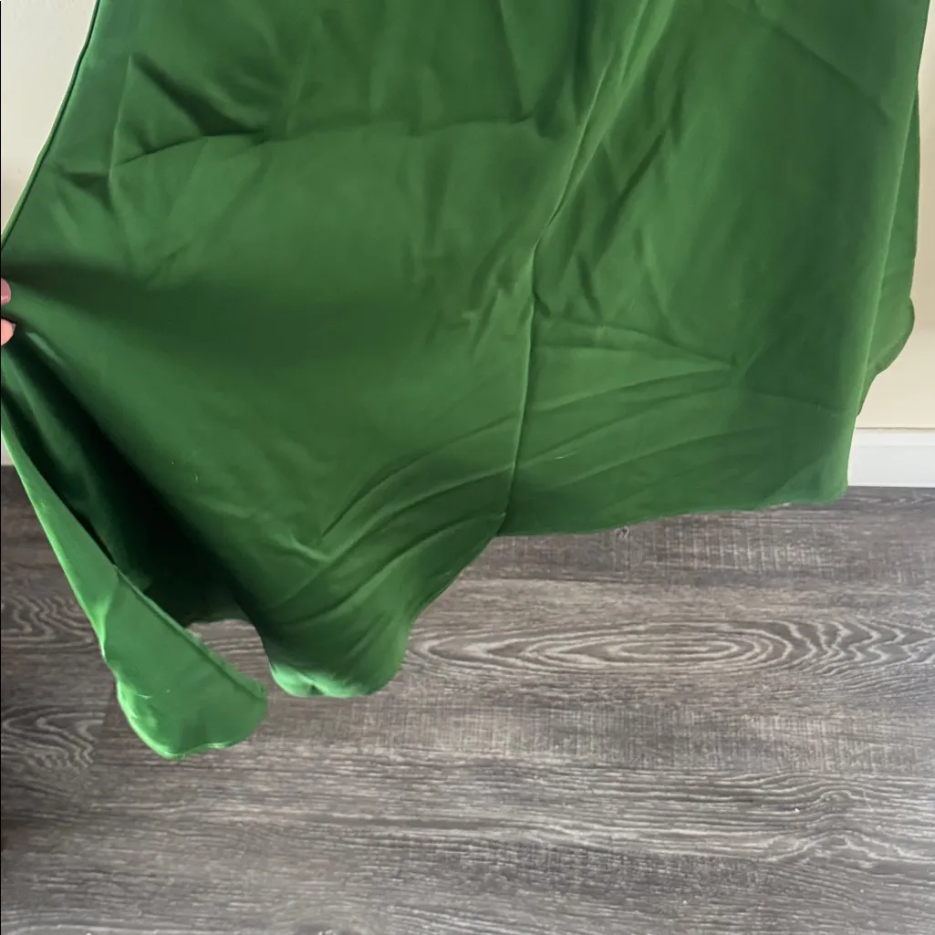 Sachin & Babi Aubrey One Shoulder Satin Charmeuse Gown, Size 8, $725 - Image 12