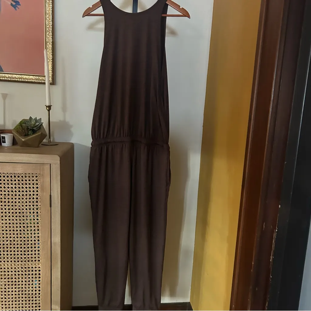 Patagonia Seabrook Jumpsuit Cone Brown Athleisure Outdoor Activewear Size L - Image 6