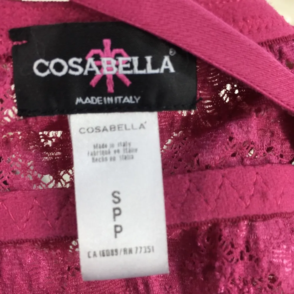 Cosabella Lace Bralette Pink S - Image 3