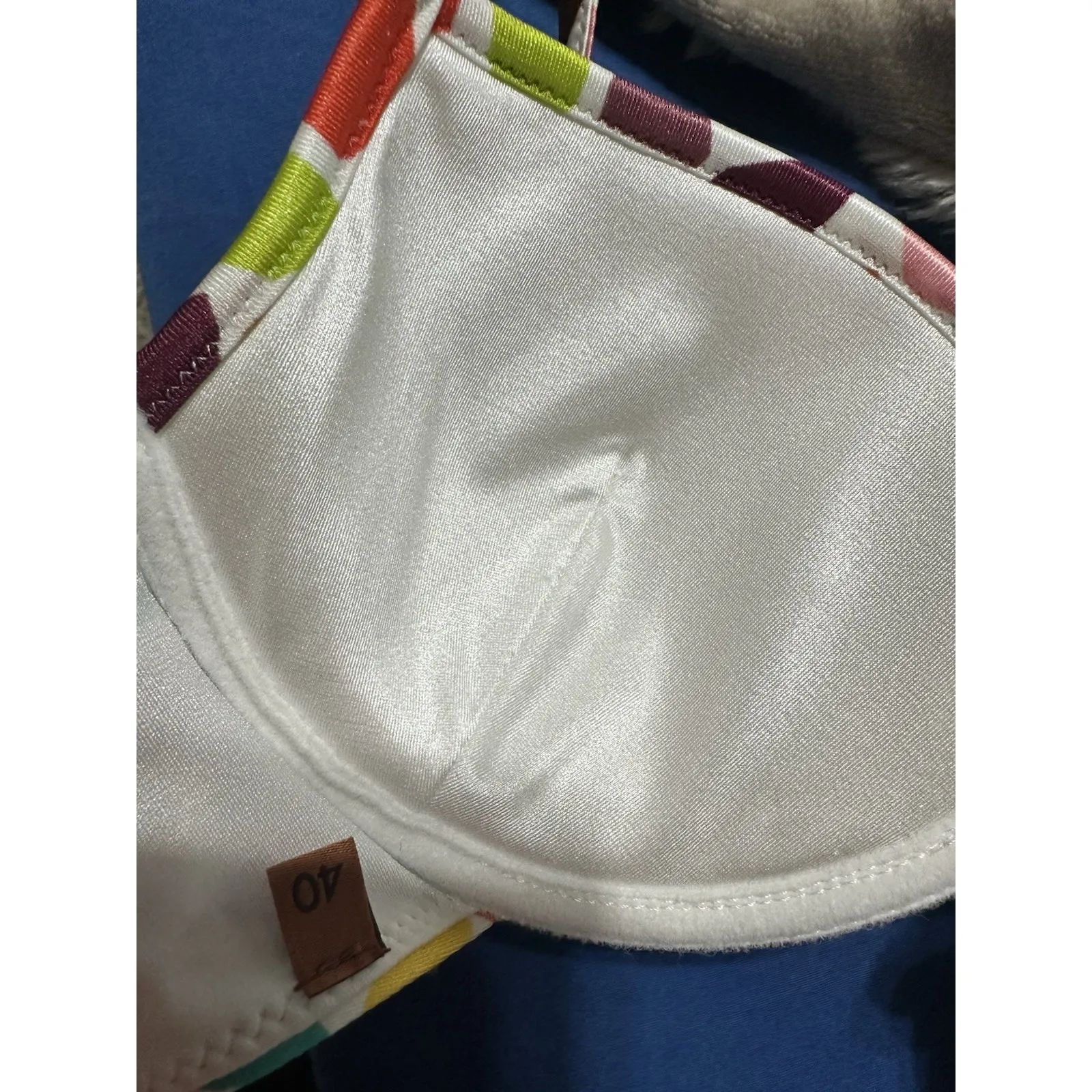 Missoni Mare IT 40 US 4 Mosaic Pattern Underwire Padded Bikini Set Made In Italy - Image 10