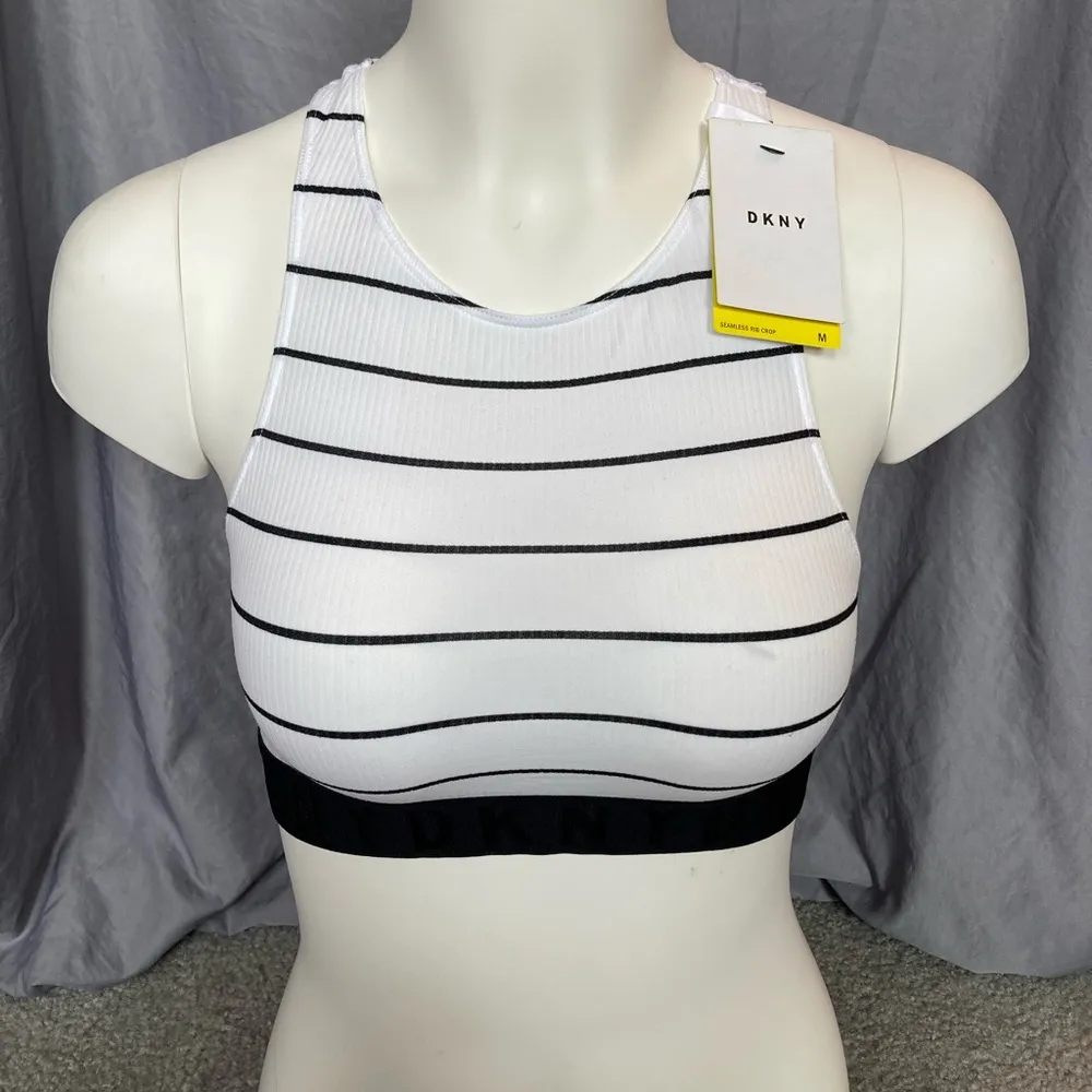 Dkny Seamless Ribbed Racerback Bra - Image 2