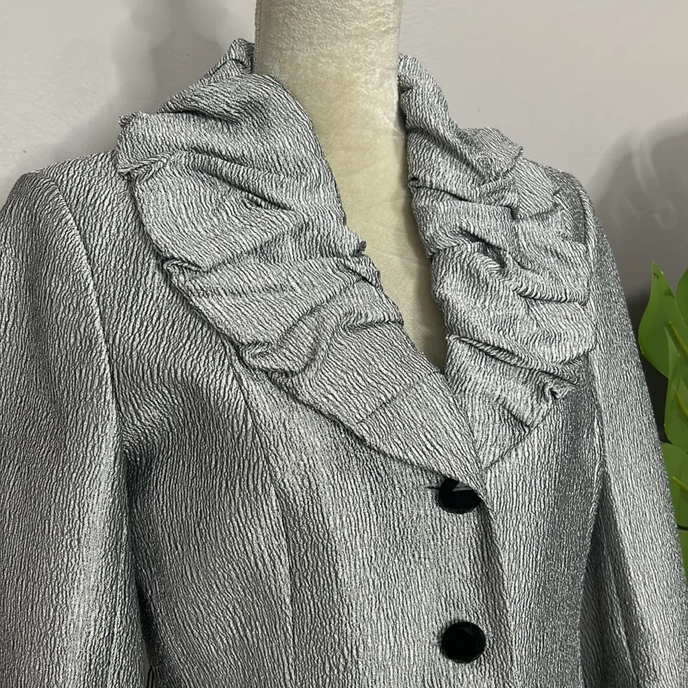 Adrianna Papell  • evening essentials metallic blazer jacket - Image 98