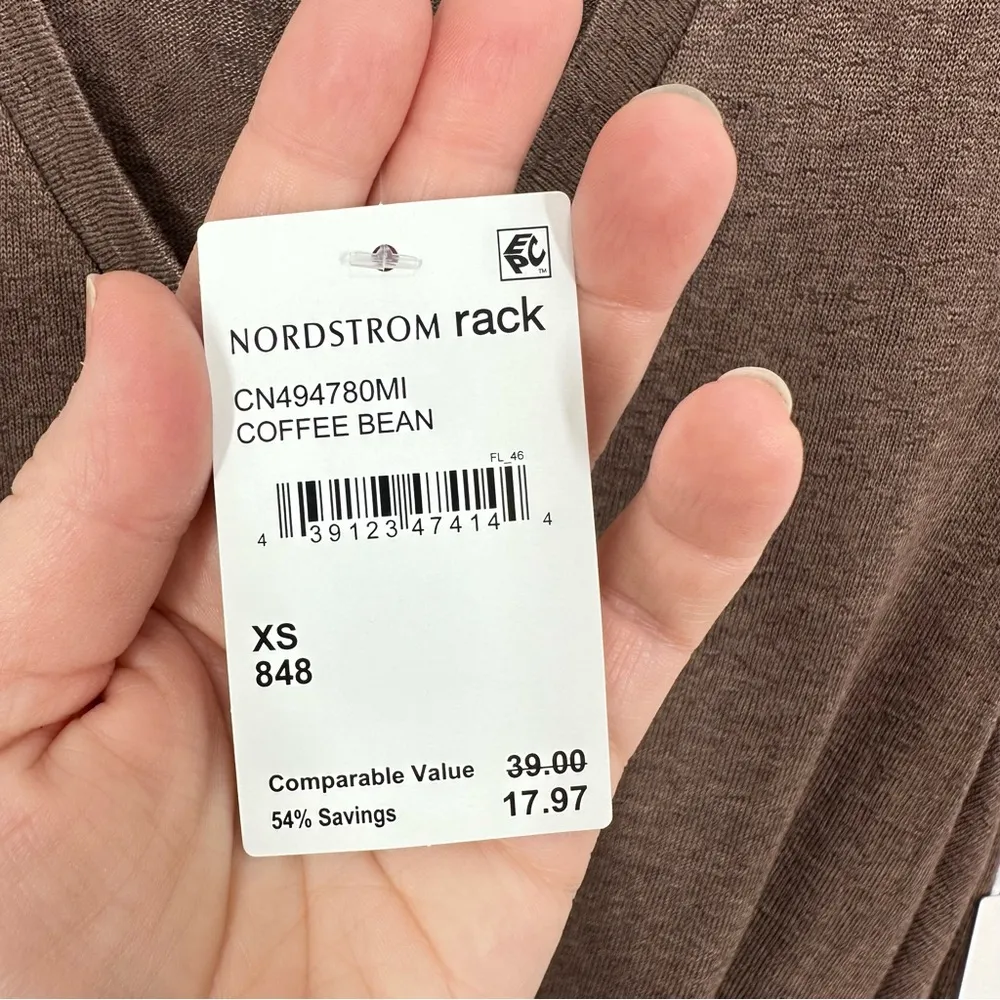 Caslon‎ Nordstrom Twist Front V Neck Lightweight Casual Tee Shirt Updated… - Image 3