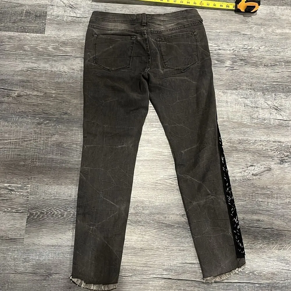 Free People Summer Solstice Beaded Sequin Embellished Skinny Tuxedo - 29 - Image 12