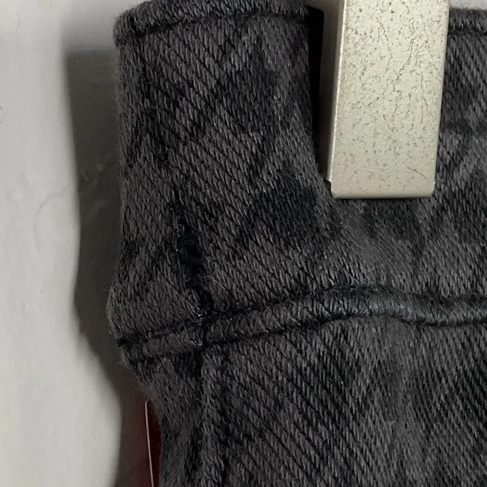 Spanx Gray Black Houndstooth Ankle Jean-ish Leggings Small New - Image 4