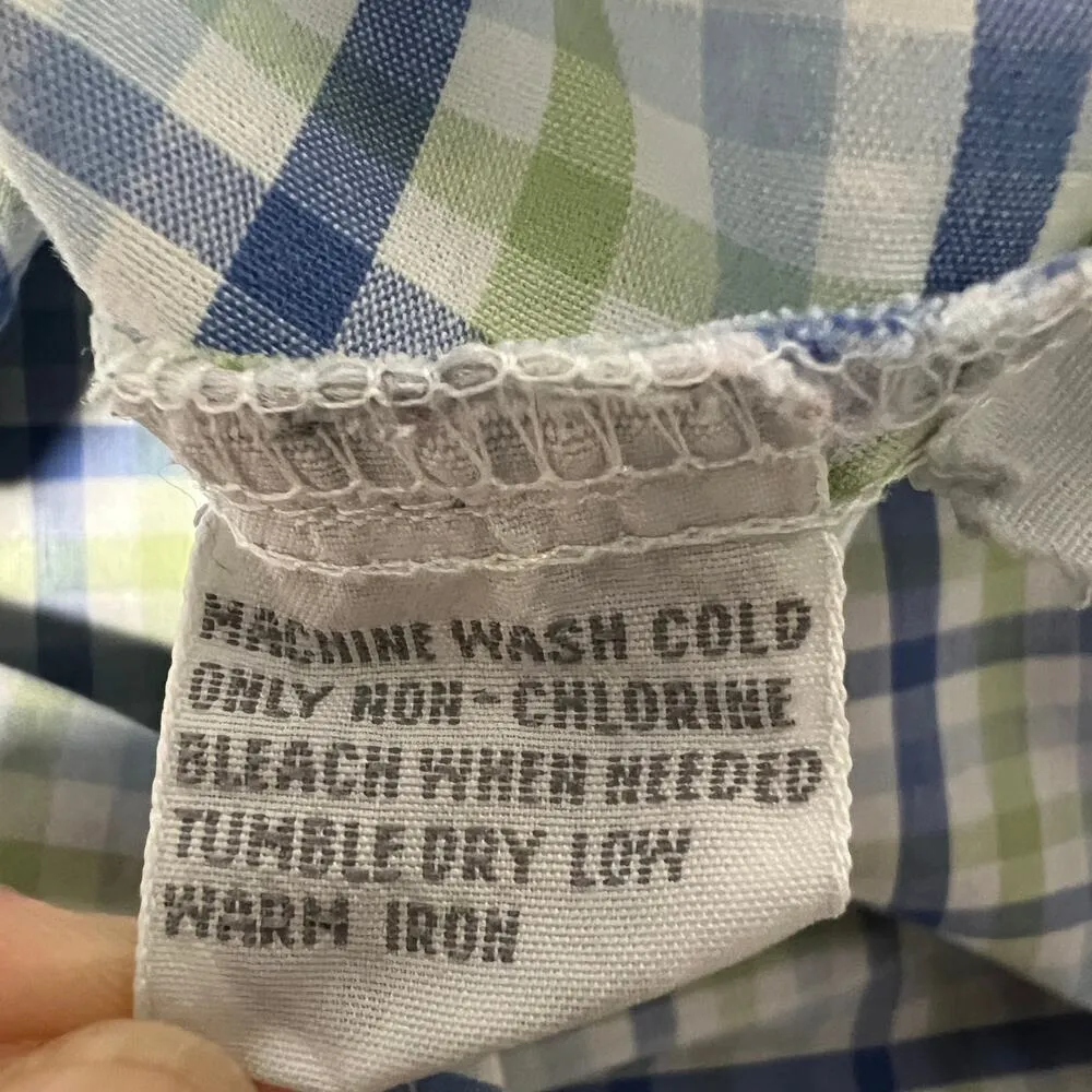 Foxcroft Shirt Womens 10 Wrinkle Free Plaid Office Corpcore Professional Career - Image 7