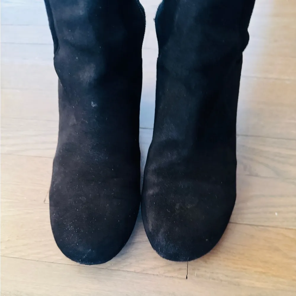 Sam Edelman Women's Vinney Boot Size 7 Block Heel Tall Black Stretch - Image 7