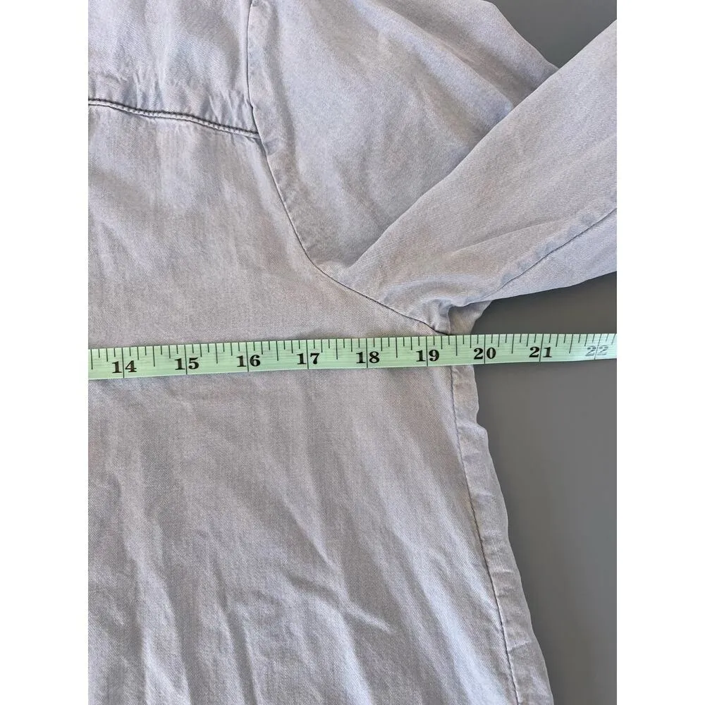 Sanctuary womens knee length long sleeve Jeans dress Lyocell size L - Image 6