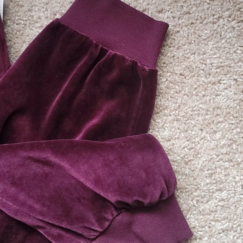 NWT! Abound Nordstrom Velour Joggers In Burgundy Stem M - Image 8