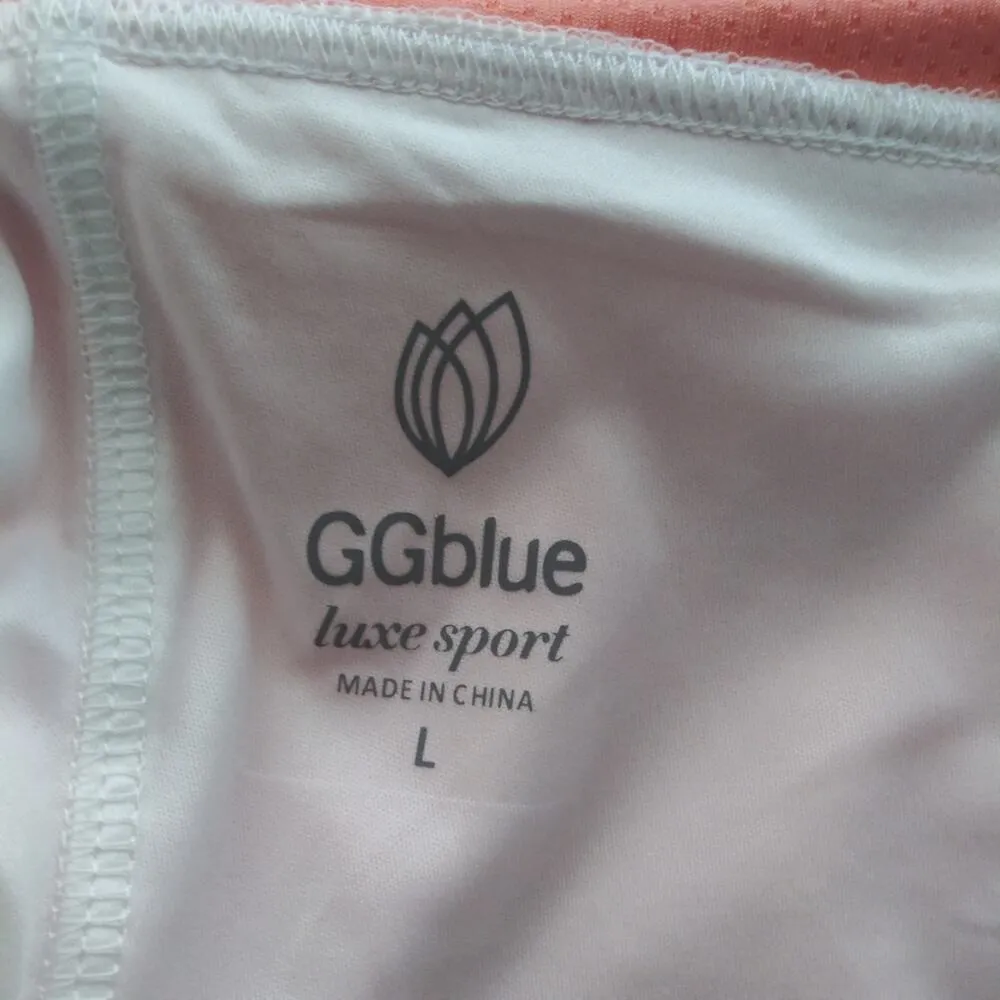 GGblue Luxe Sport Golf Skort White Orange Sport Athletic Size L Size L - Image 8