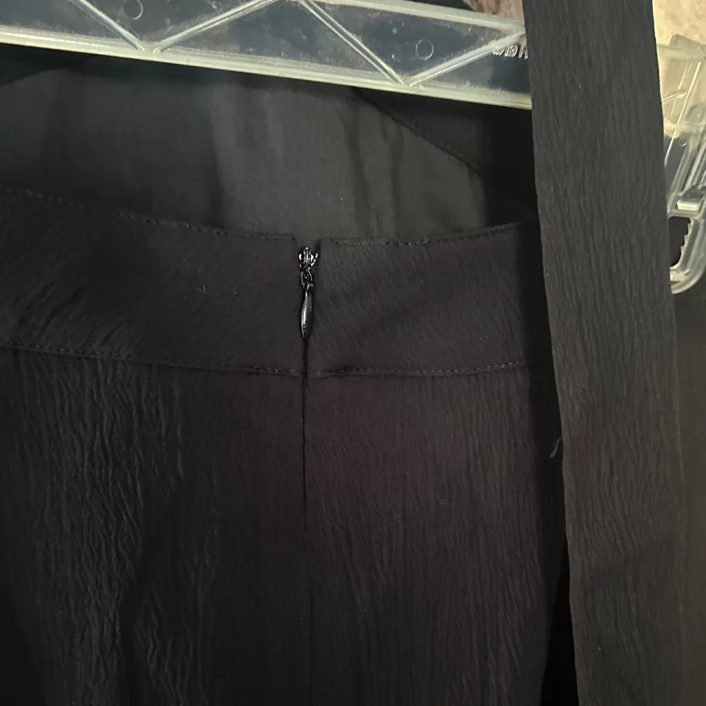 Commense Crisscross Cutout Halter Split Knit Long Dress size small Black - Image 6