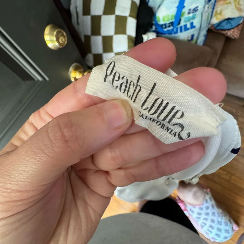 Peach Love Star Print Maxi Dress - Image 5