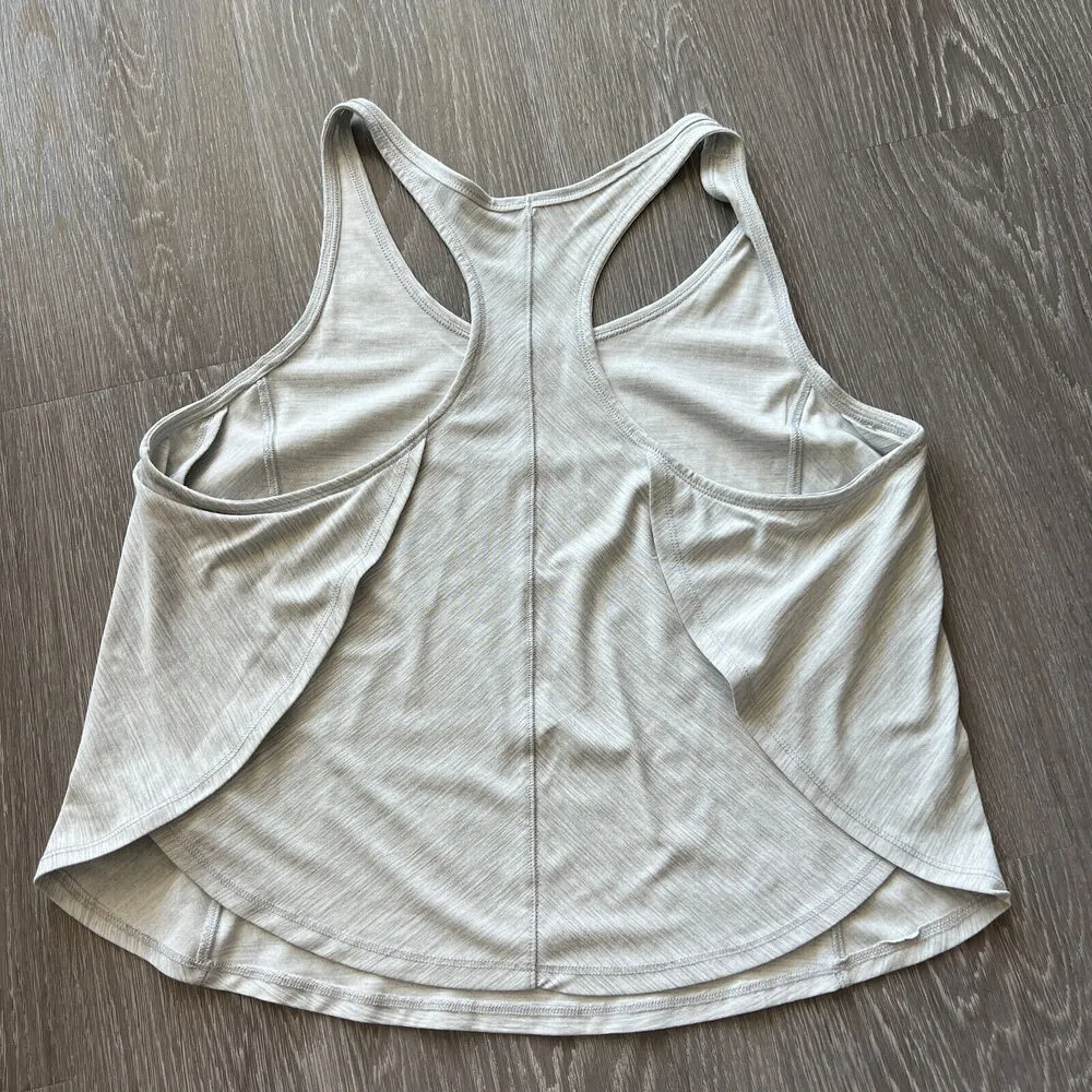 Old Navy Active Athletic Tank Top Womens Large Light Gray - Image 4