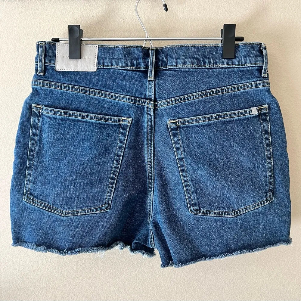 NWT Everlane The Way-High Denim Jean Short 30 Cutoff Jorts Medium Wash - Image 3