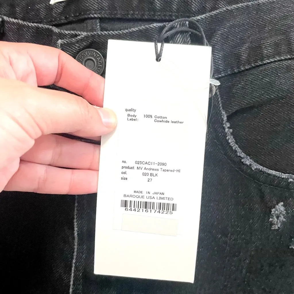 NWT MOUSSY VINTAGE Andrews Ripped Tapered High - Image 6