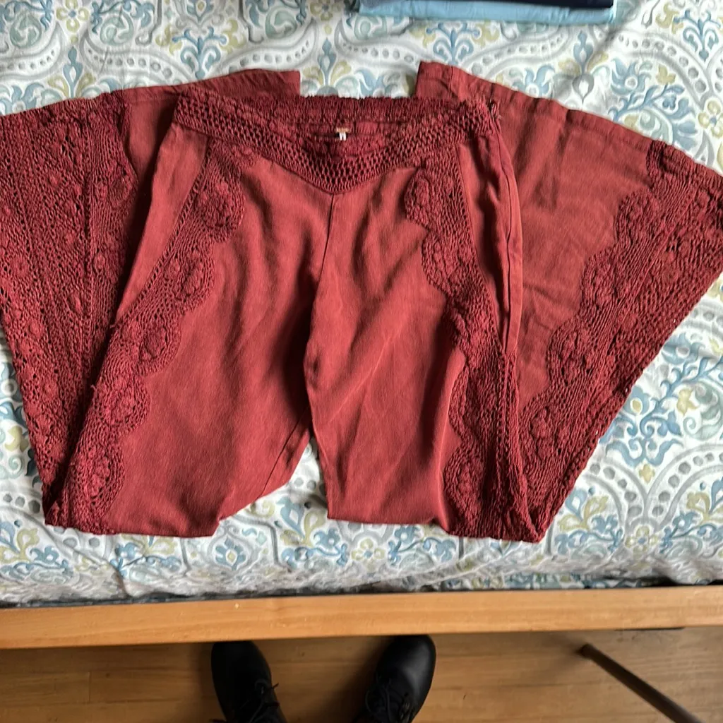 Neptune's Net Crochet Flare Pants - Image 4