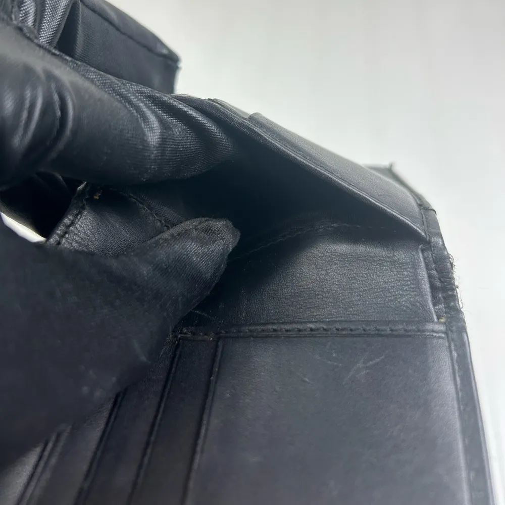 Gucci Vintage Black Multiple Compartment Wallet - Image 14