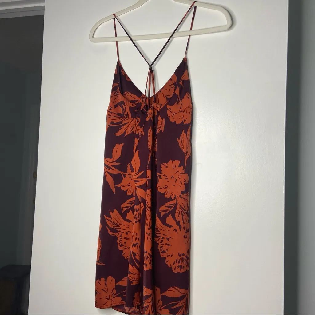 RVCA Envy Floral Slip Dress Small - Image 5