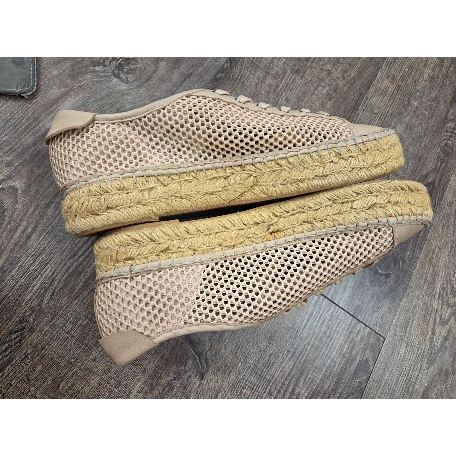 Marc Fisher LTD Macey Perforated Sneaker Beige Tan Shoes Size 10 - Image 8