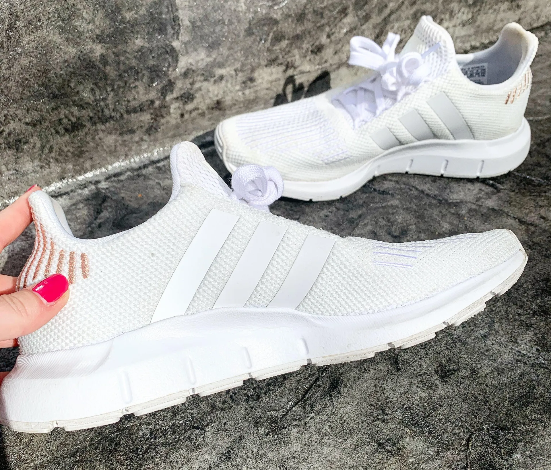 Adidas White Sneakers - Image 3