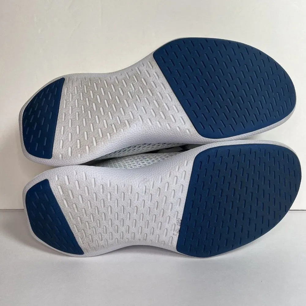 Allbirds Women's Size 9.5 TD Tree Dasher Running Shoe Sneaker White Blue Knit - Image 6