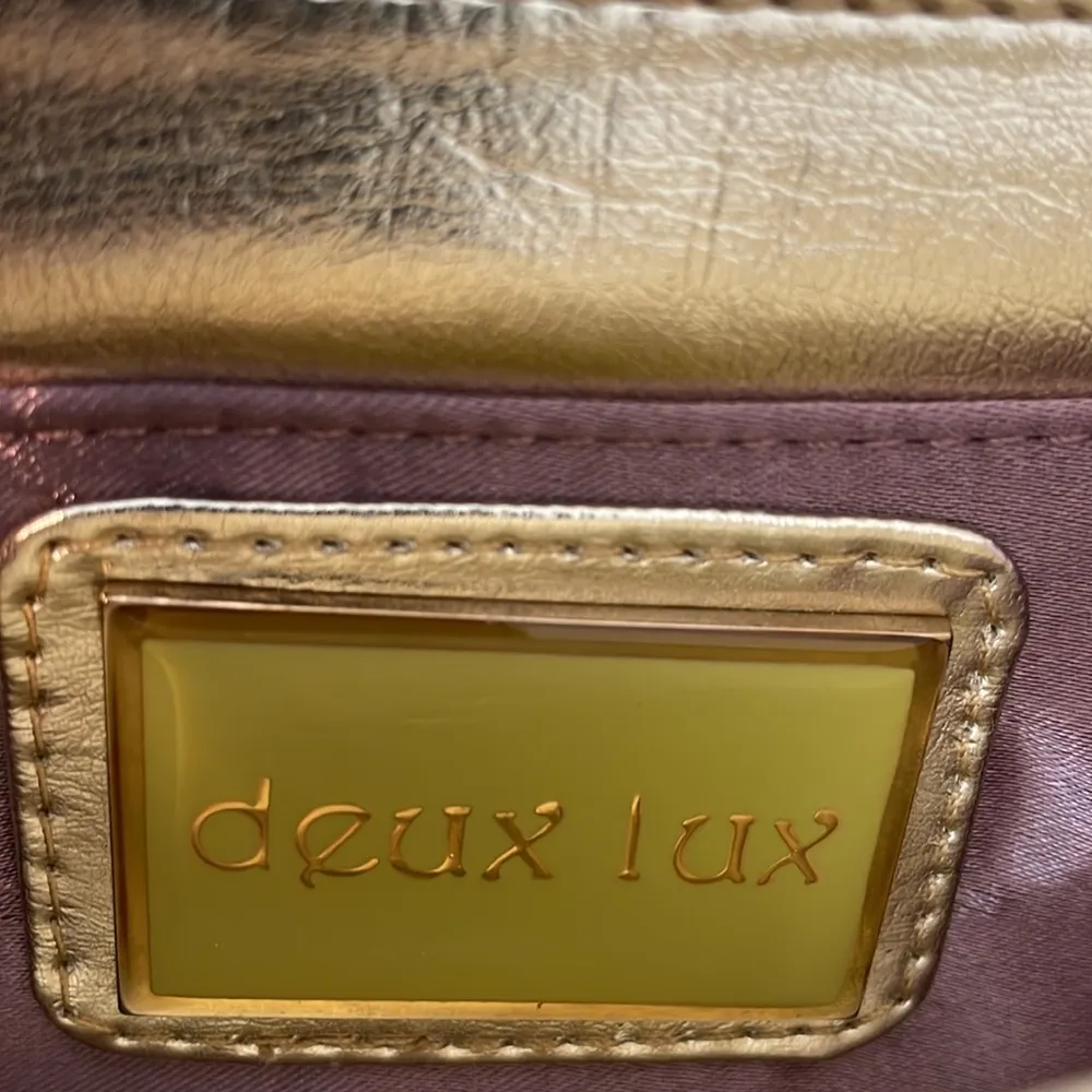 Deux Lux rose gold snake wallet/ wristlet - Image 5