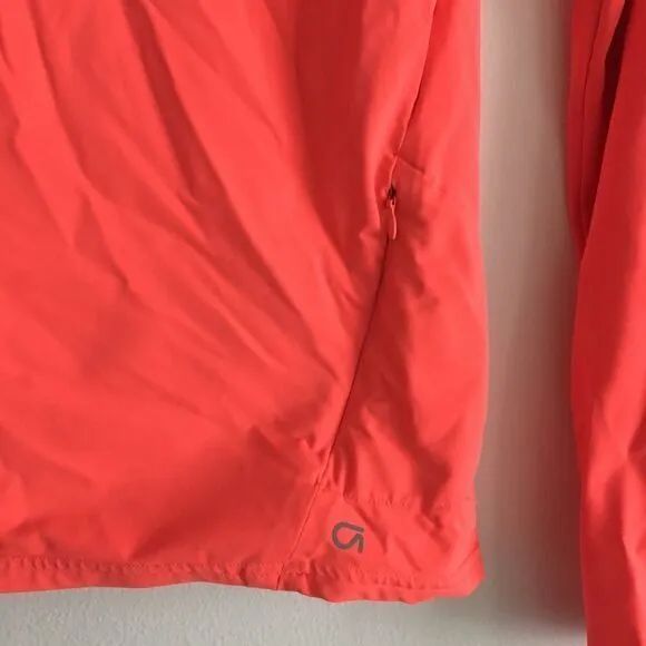 5/$15 Gapfit Coral Thumbhole Athletic Half‎ Zip Up - Image 6