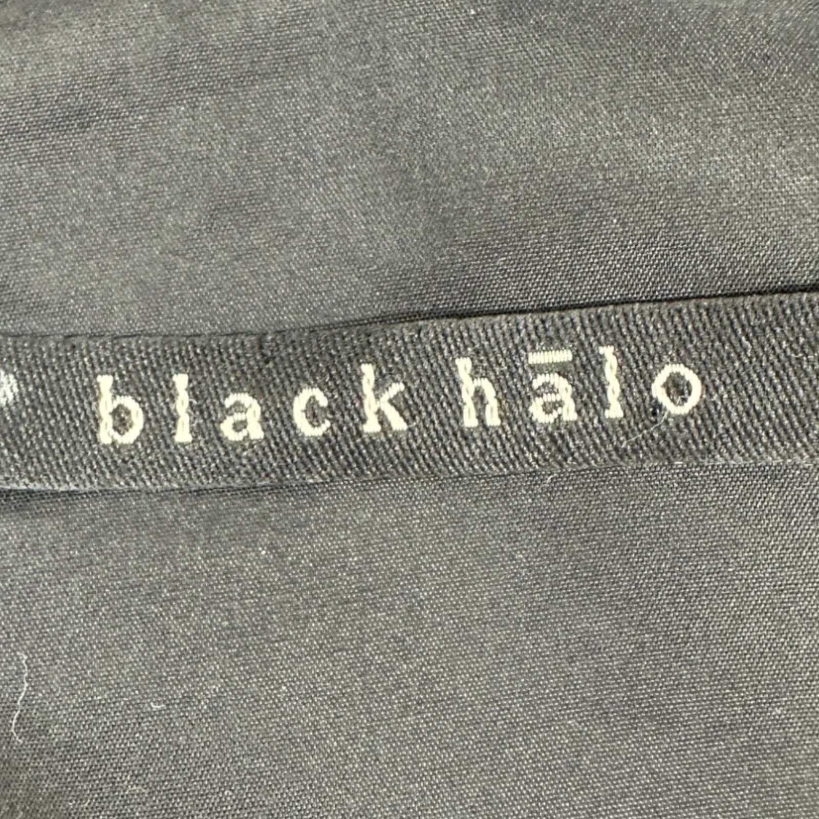 Black Halo | 4 / S | Jackie Plaid Print Cowl Neck 3/4 Sleeve Midi Sheath Dress - Image 4