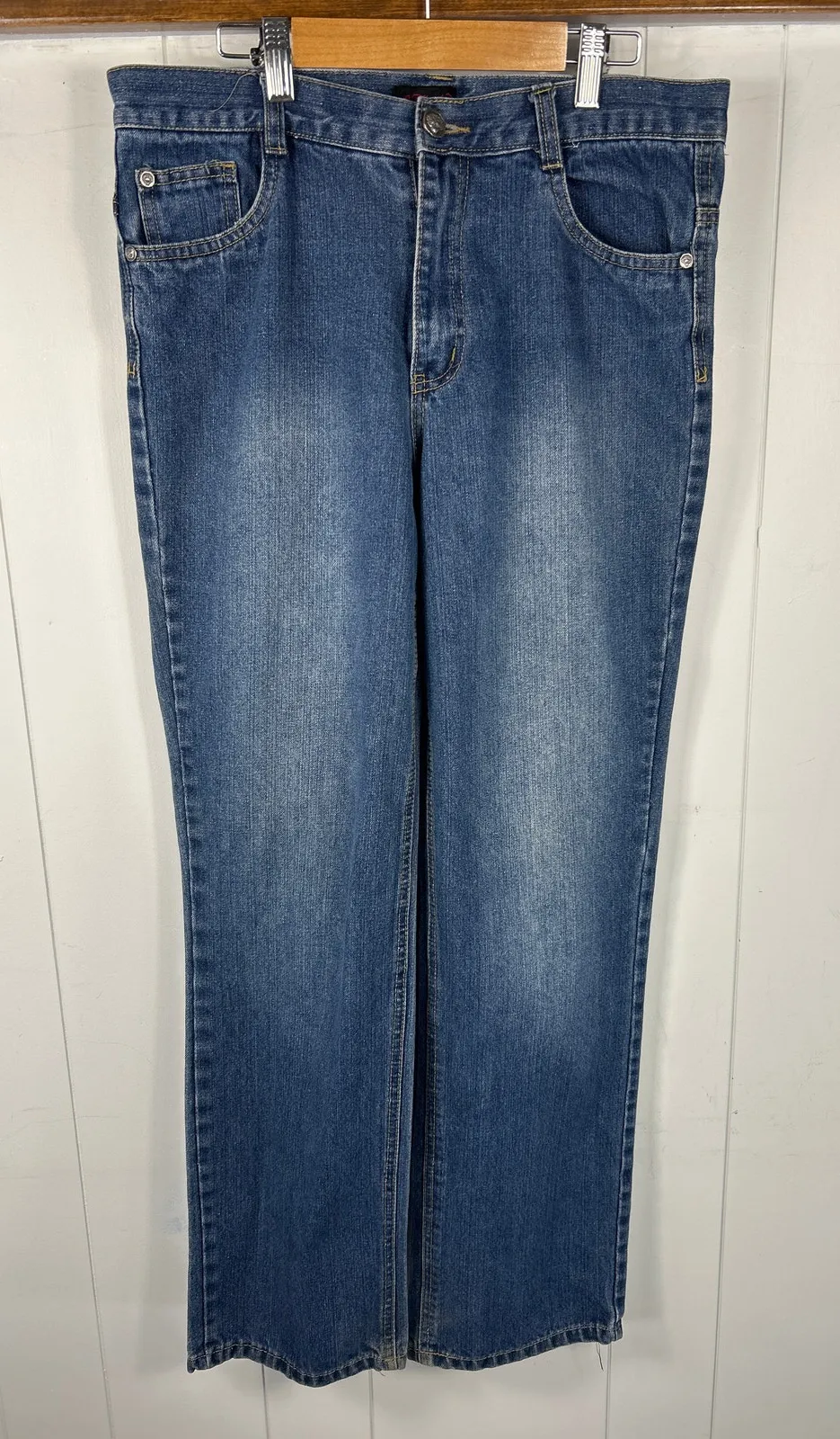 Ed Hardy Women's Straight Leg Jeans in Waist Size 18 or Waist Size 34-36. - Image 1