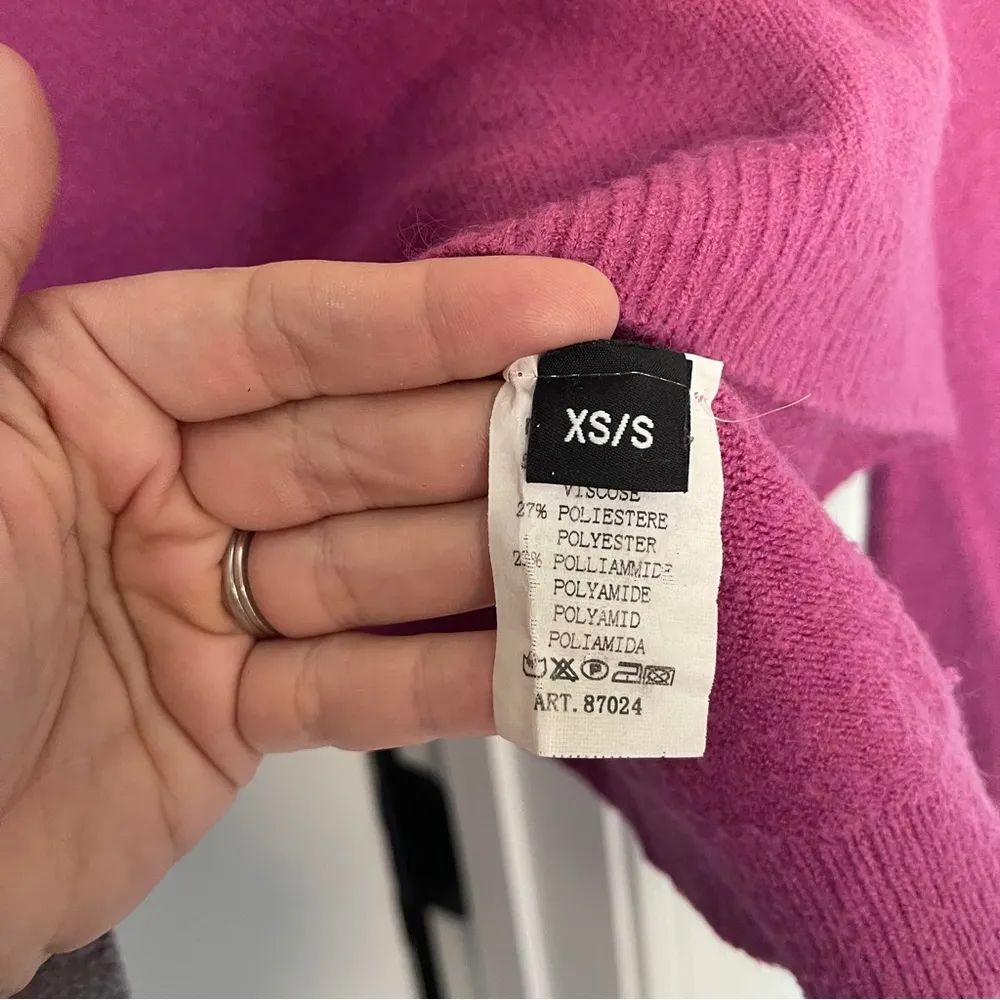 Apparis Fuchsia Sweater Pullover Dolman Sleeves Boxy Pink Size undefined - Image 3