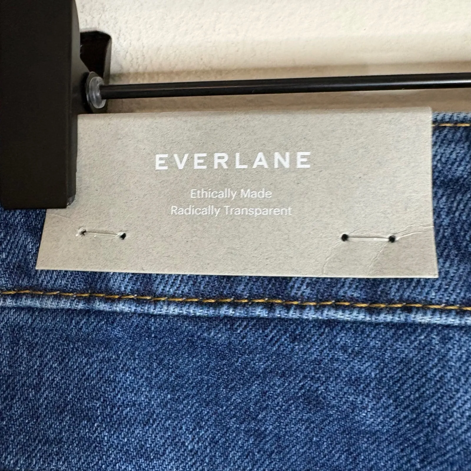 Everlane The Curvy Way High Jean Women's Blue Denim Size 35 Regular - Image 8
