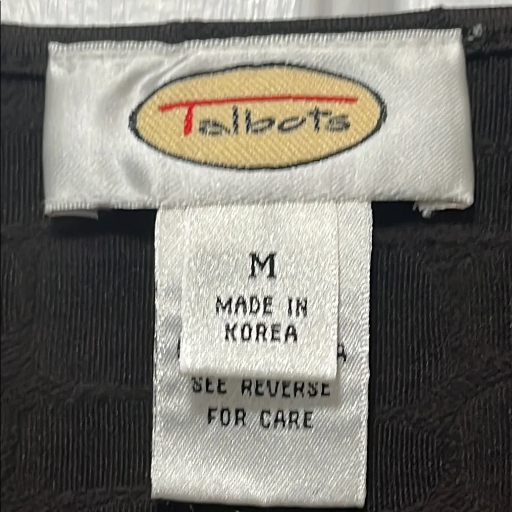 Talbots Brown Boxy Ribbed Long Sleeve Top - Image 2