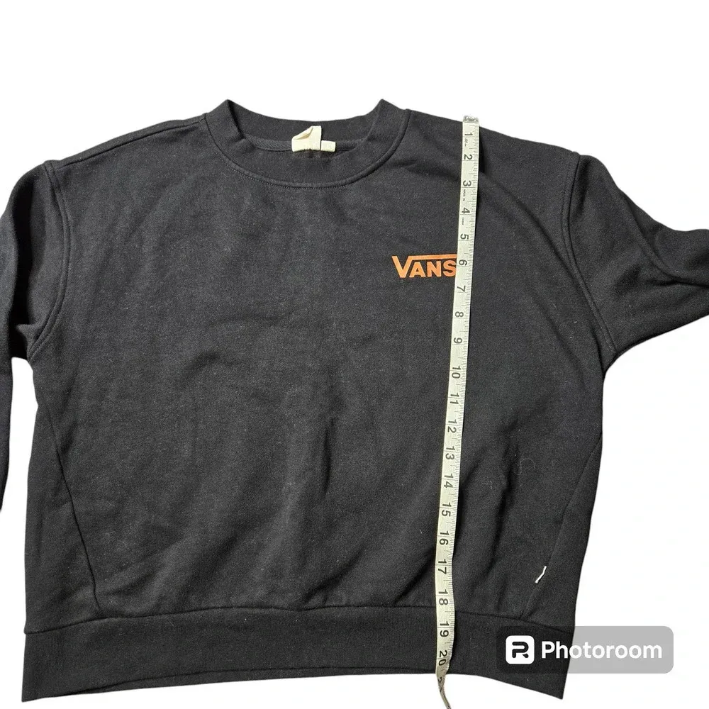 Vans Black Crew Neck Sweater - Image 3