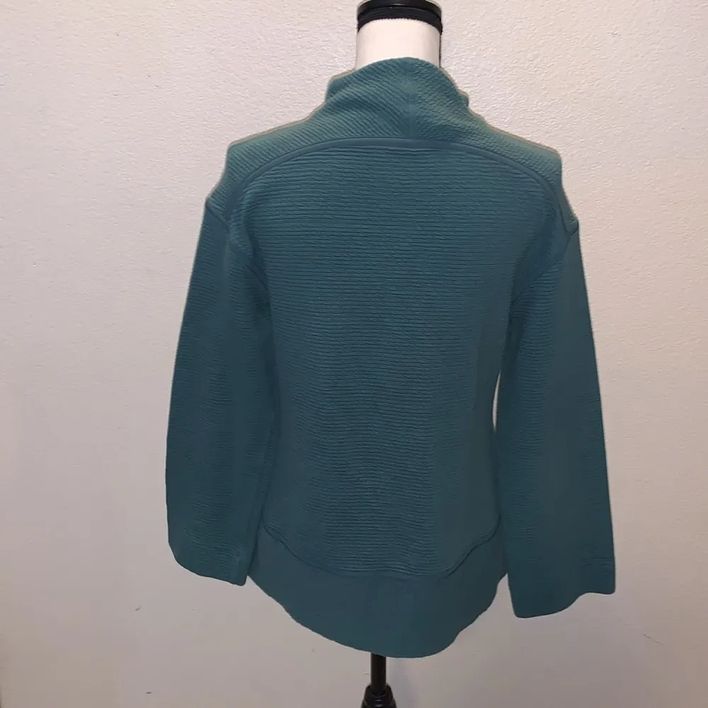 Lululemon  On Repeat Mock Neck green Smoke Sweater - Image 3