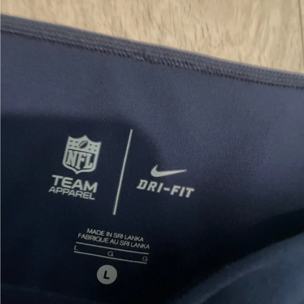 Dallas cowboys NFL Women's Black and Navy Leggings - Image 2