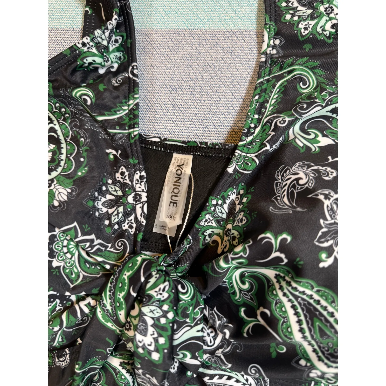 NWT Younique Brand Paisley Tankini Top - Image 2