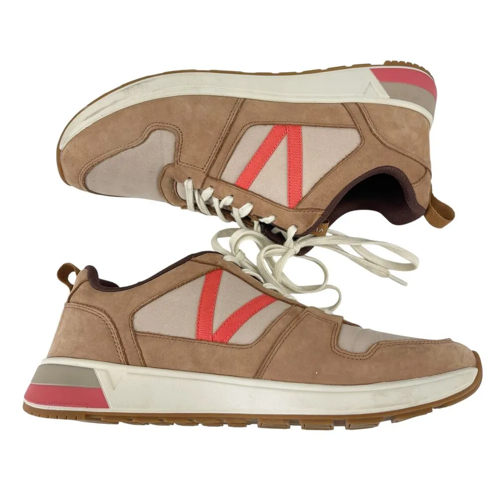 VIONIC Curran Rechelle Nylon Nubuck Lace Up Casual Sneakers Toffee Pink Size 9 - Image 3